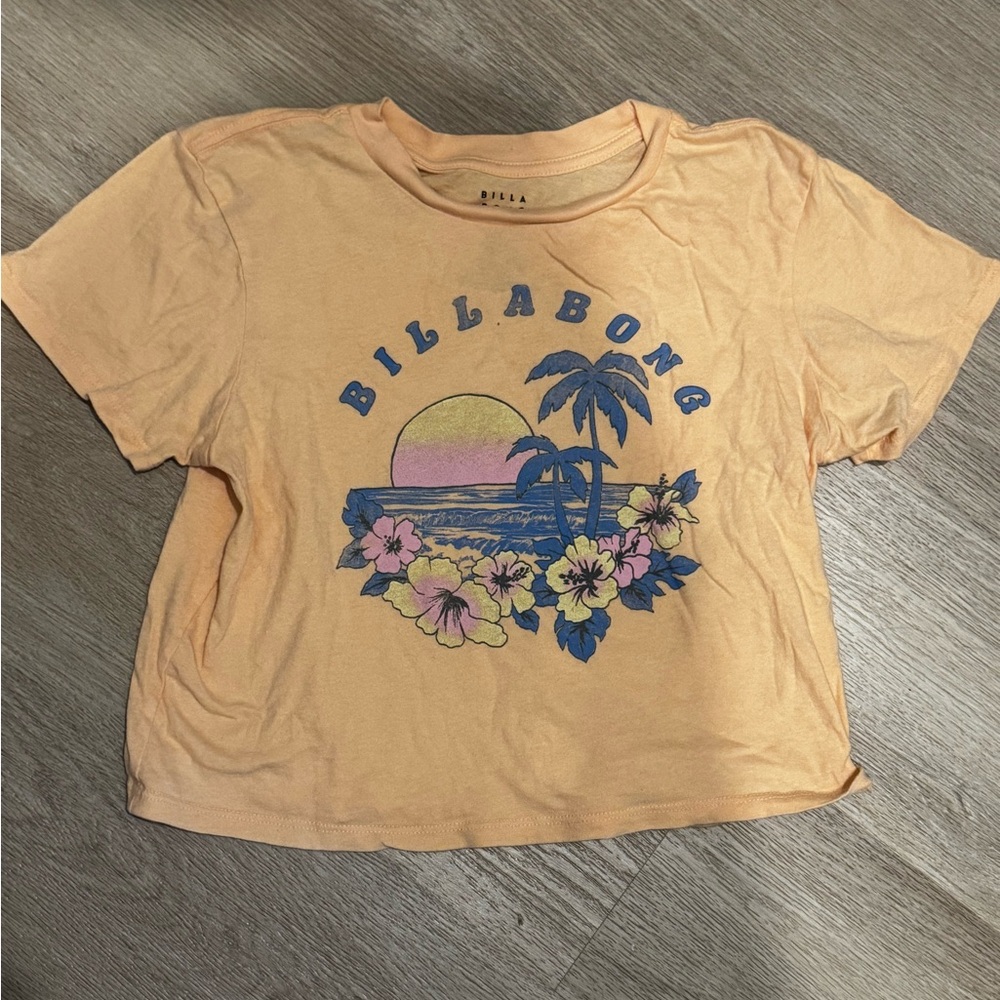 Billabong Peach Sunset Graphic Tee